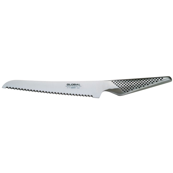 Global GS-61R brødkniv 16 cm tagget - rustfritt stål - Global