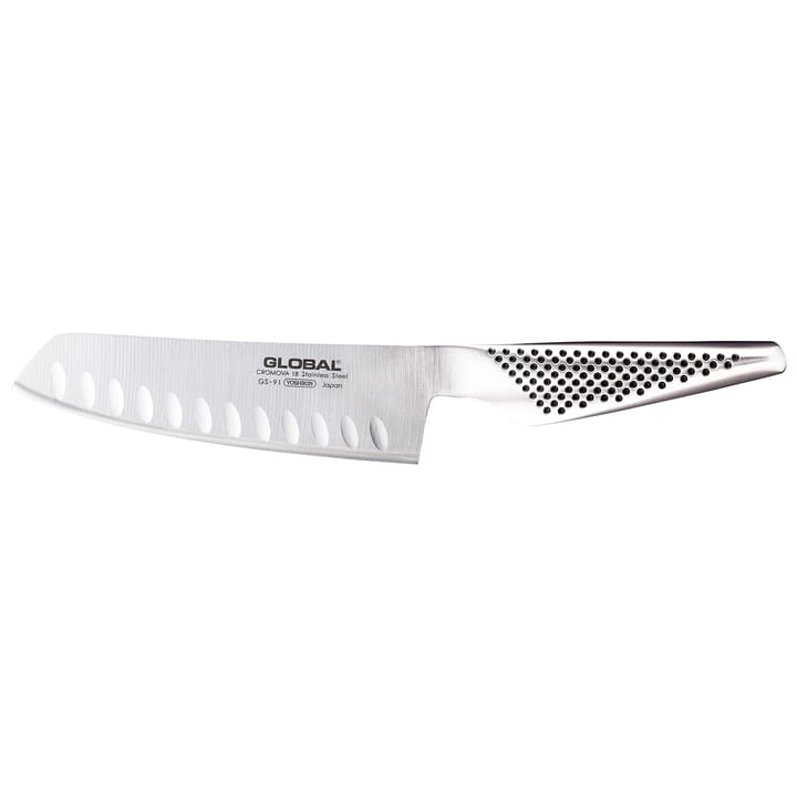 Global GS-91 grønnsakskniv olivenslipt 14 cm - rustfritt stål - Global