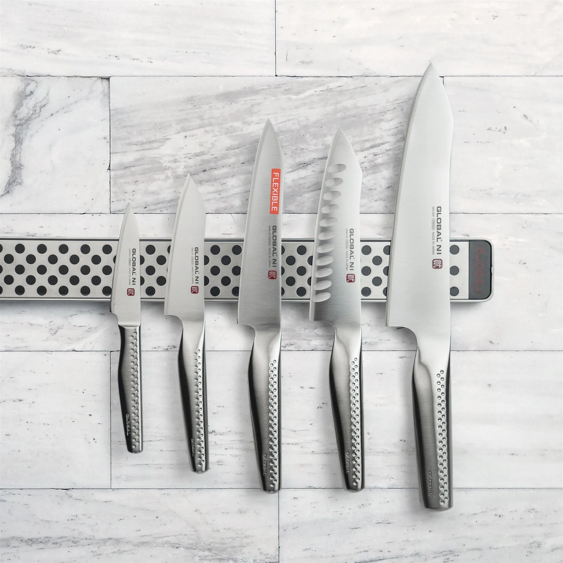 Global NI GNM-04 allkniv oriental 16 cm fleksibel, rustfritt stål Global