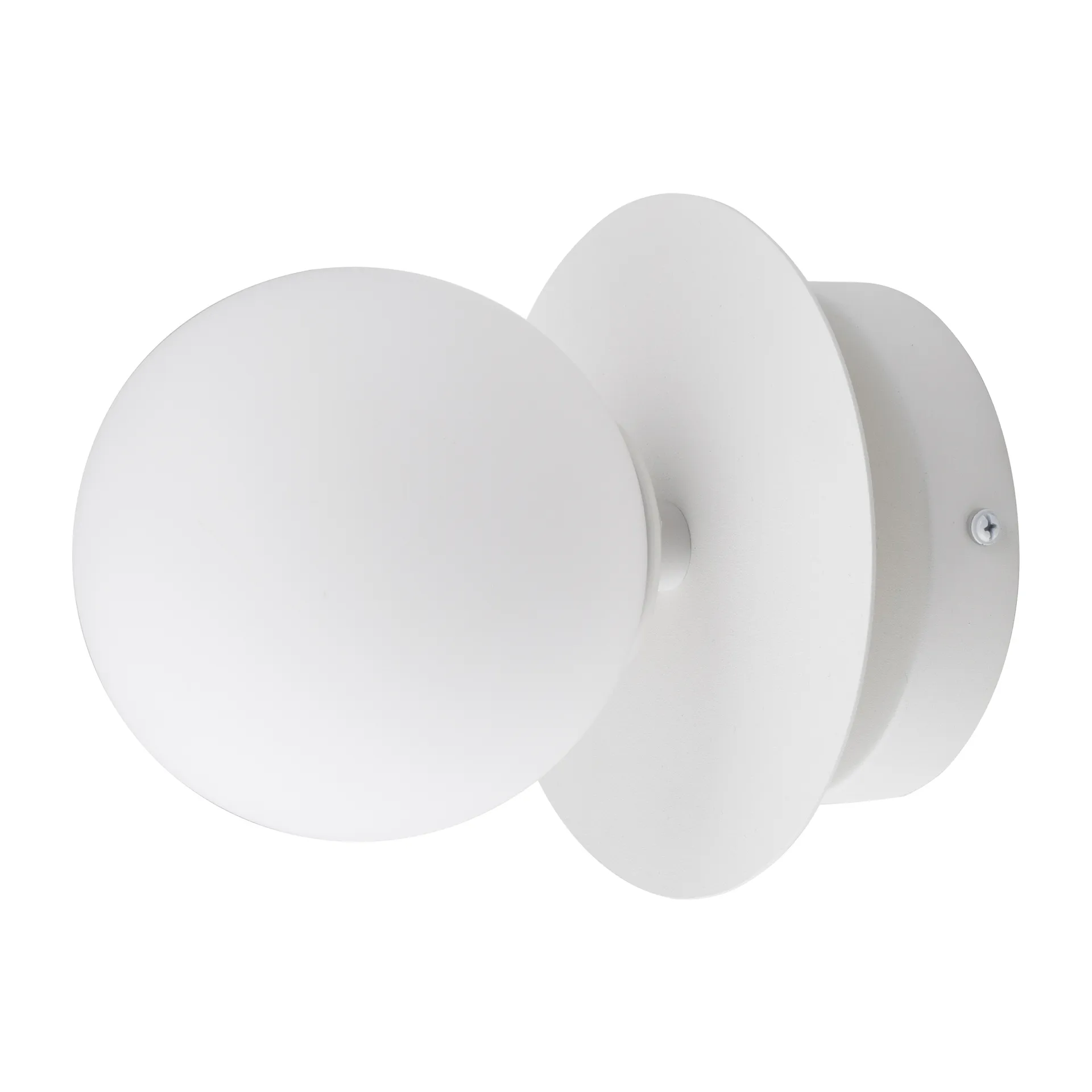 Art Deco IP44 vegglampe/takplafond, Hvit Globen Lighting