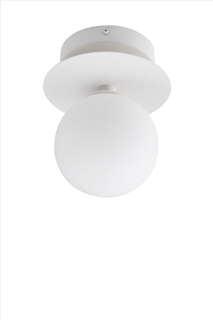Art Deco IP44 vegglampe/takplafond, Hvit Globen Lighting
