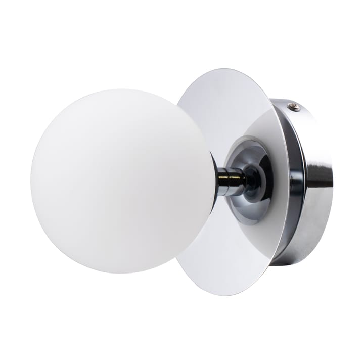 Art Deco IP44 vegglampe/takplafond, Krom-hvit Globen Lighting