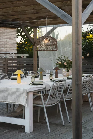 Cannes portabel bordlampe - Havregul - Globen Lighting