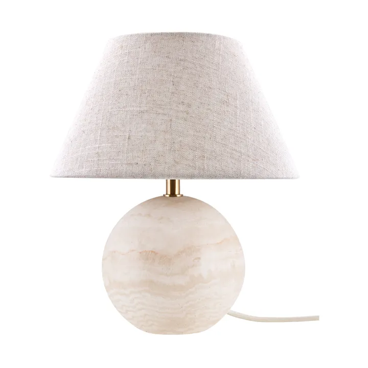Castello 35 bordlampe - Beige travertin - Globen Lighting