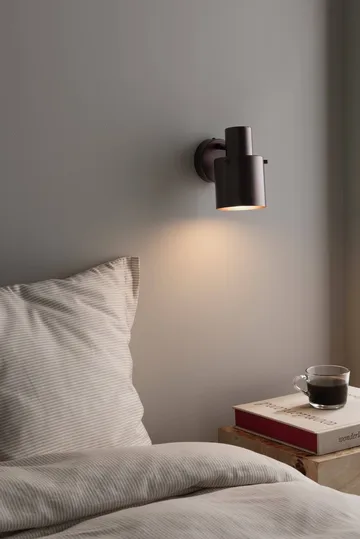 Clark 1 vegglampe - Bronze (brun) - Globen Lighting