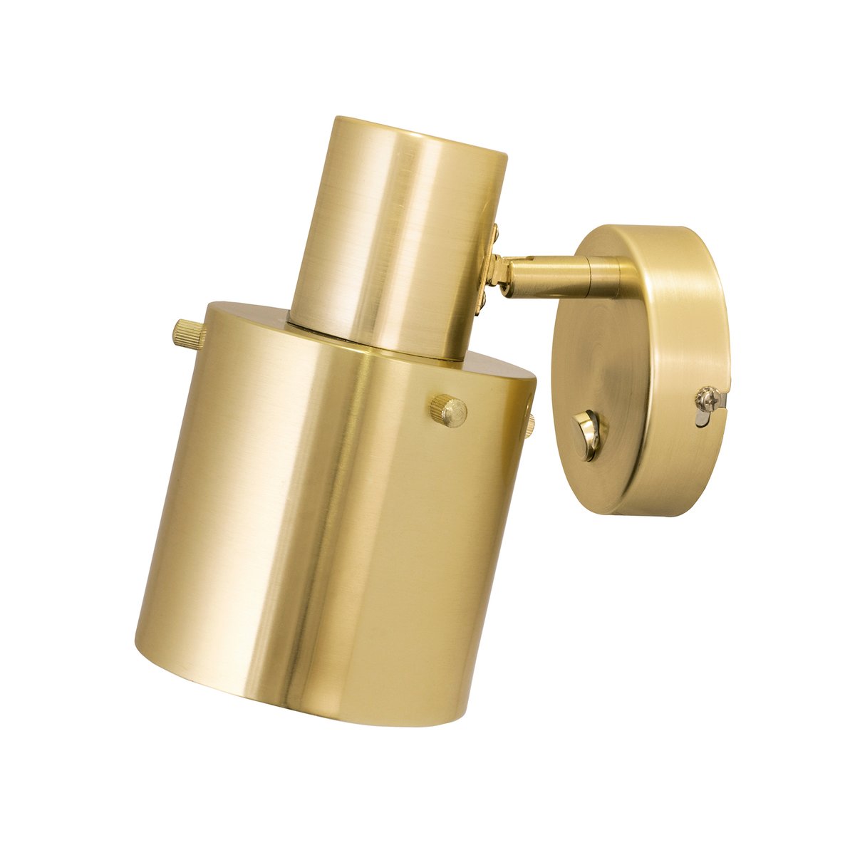Globen Lighting - Clark 1 Vegglampe Brass