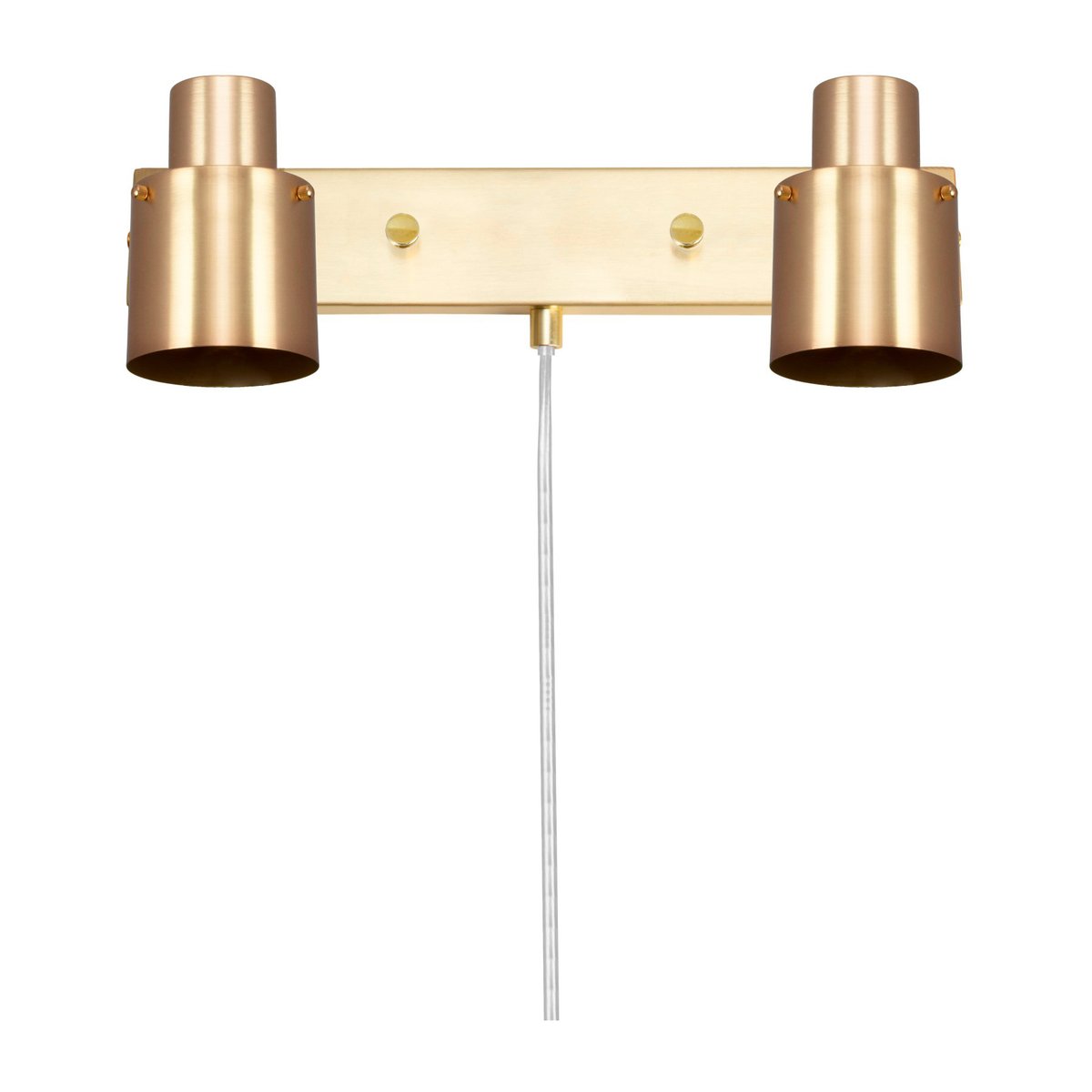Globen Lighting - Clark 2 Vegglampe Brushed Brass