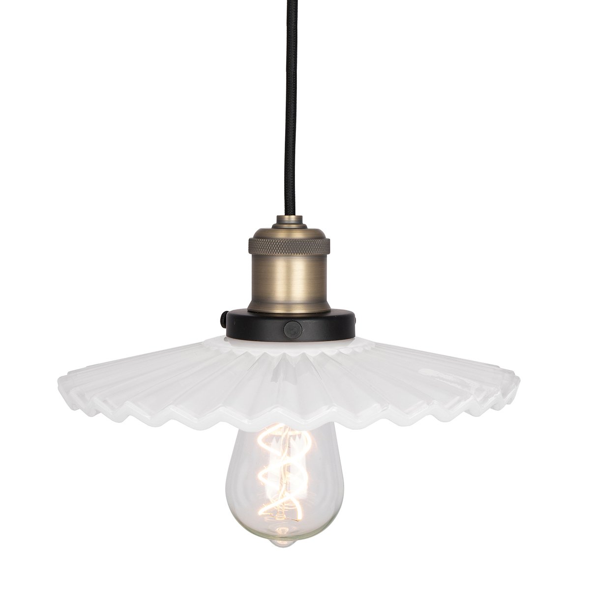 Globen Lighting Cobbler pendel Ø25 cm Hvit