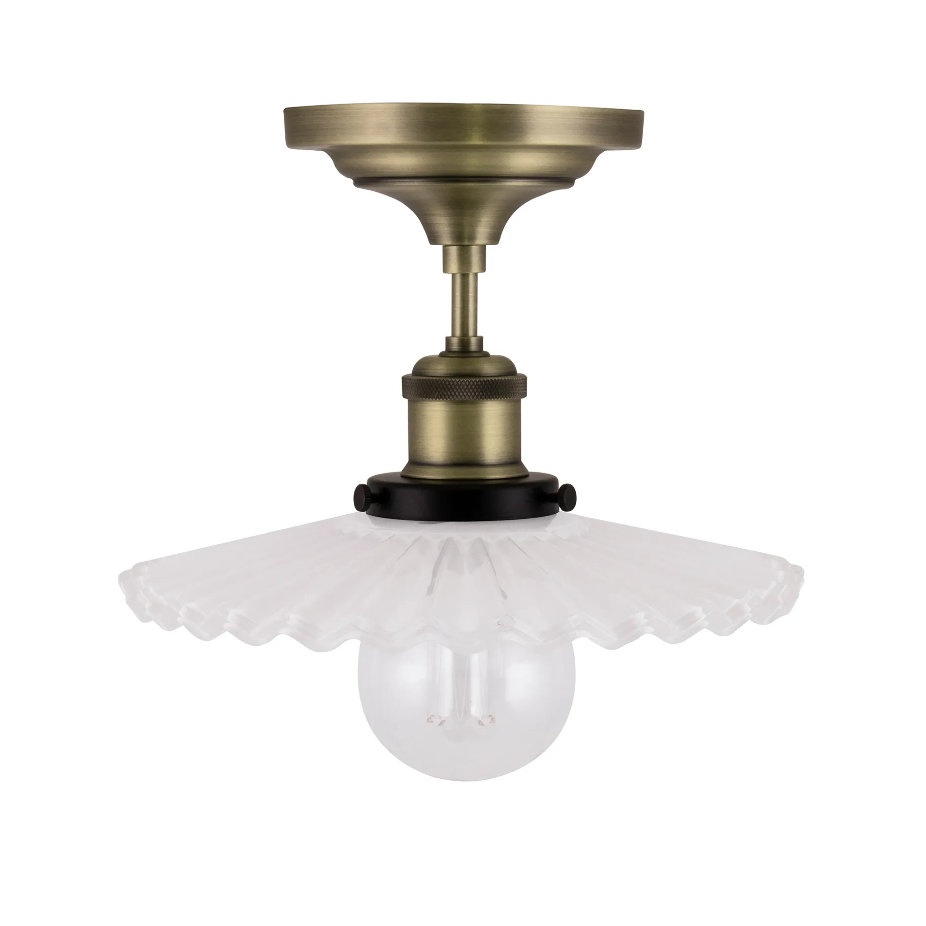 Cobbler plafond 25 cm, Hvit Globen Lighting