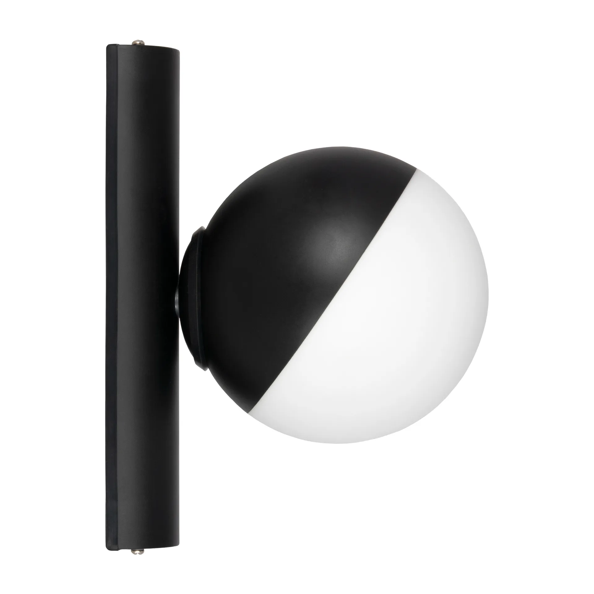 Contur vegglampe Ø15 cm, Sort-hvit Globen Lighting