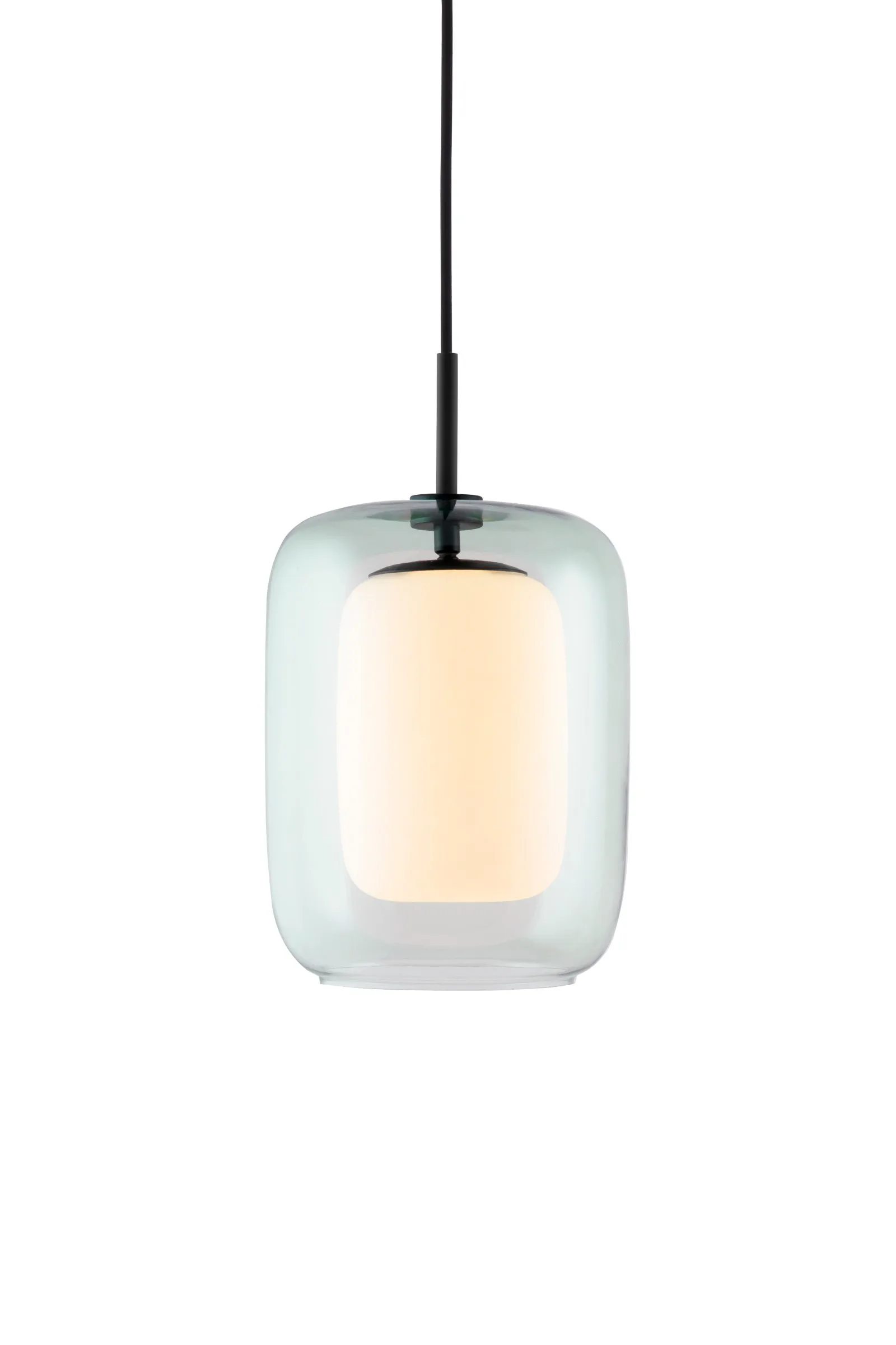 Cuboza pendel Ø 20 cm, Grønn-hvit Globen Lighting