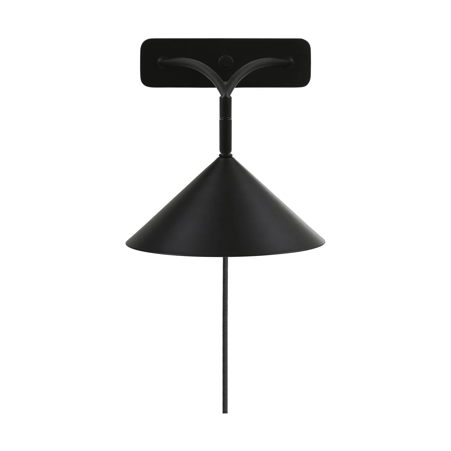 Curve vegglampe, Svart Globen Lighting