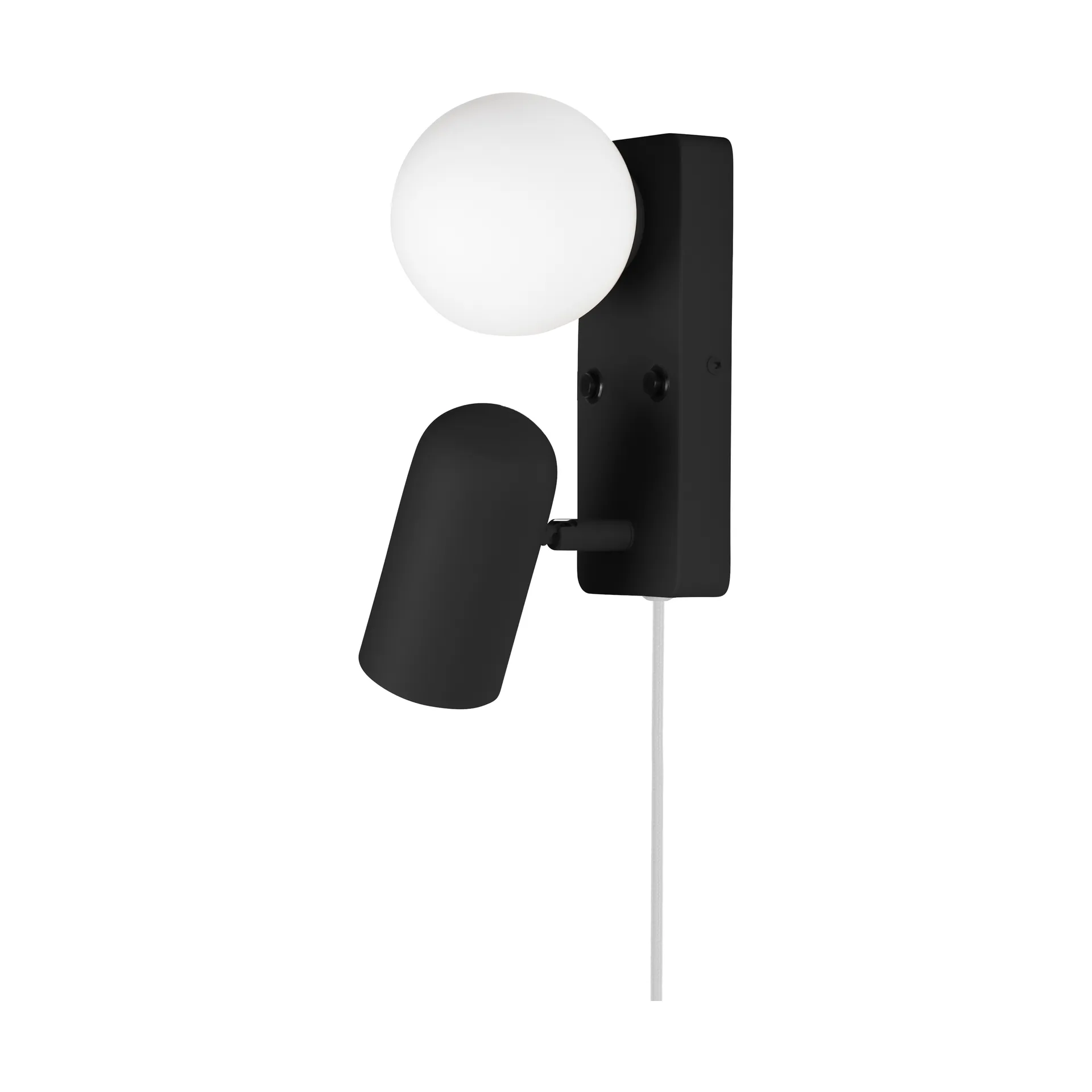 Doppio vegglampe, Svart Globen Lighting