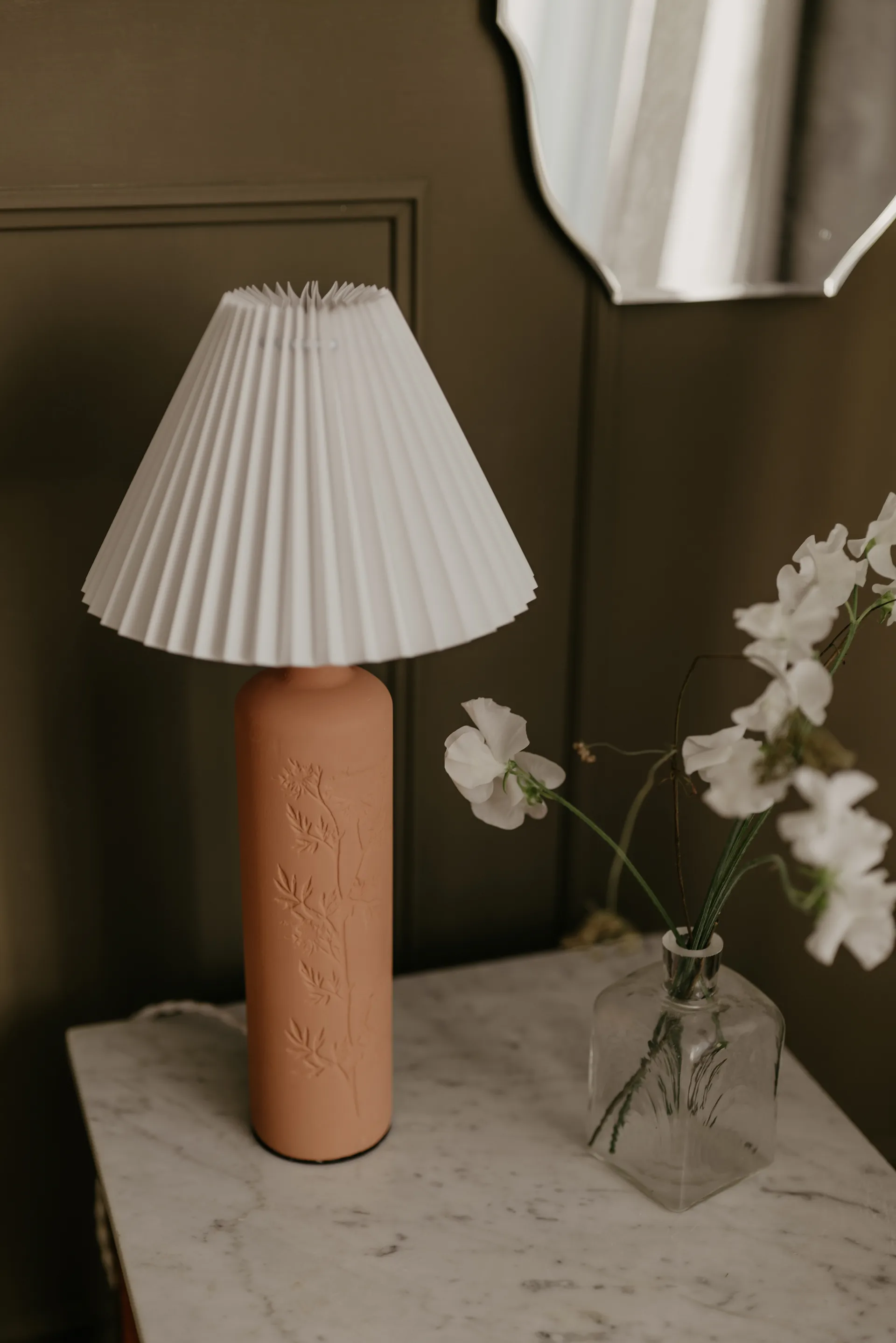 Flora bordlampe 46 cm, Terrakotta Globen Lighting