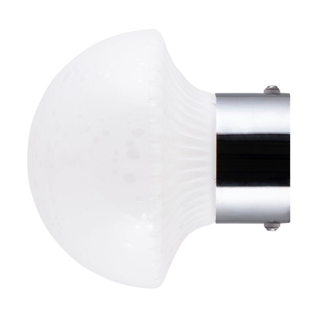 Fungo 16 vegglampe, hvit/krom