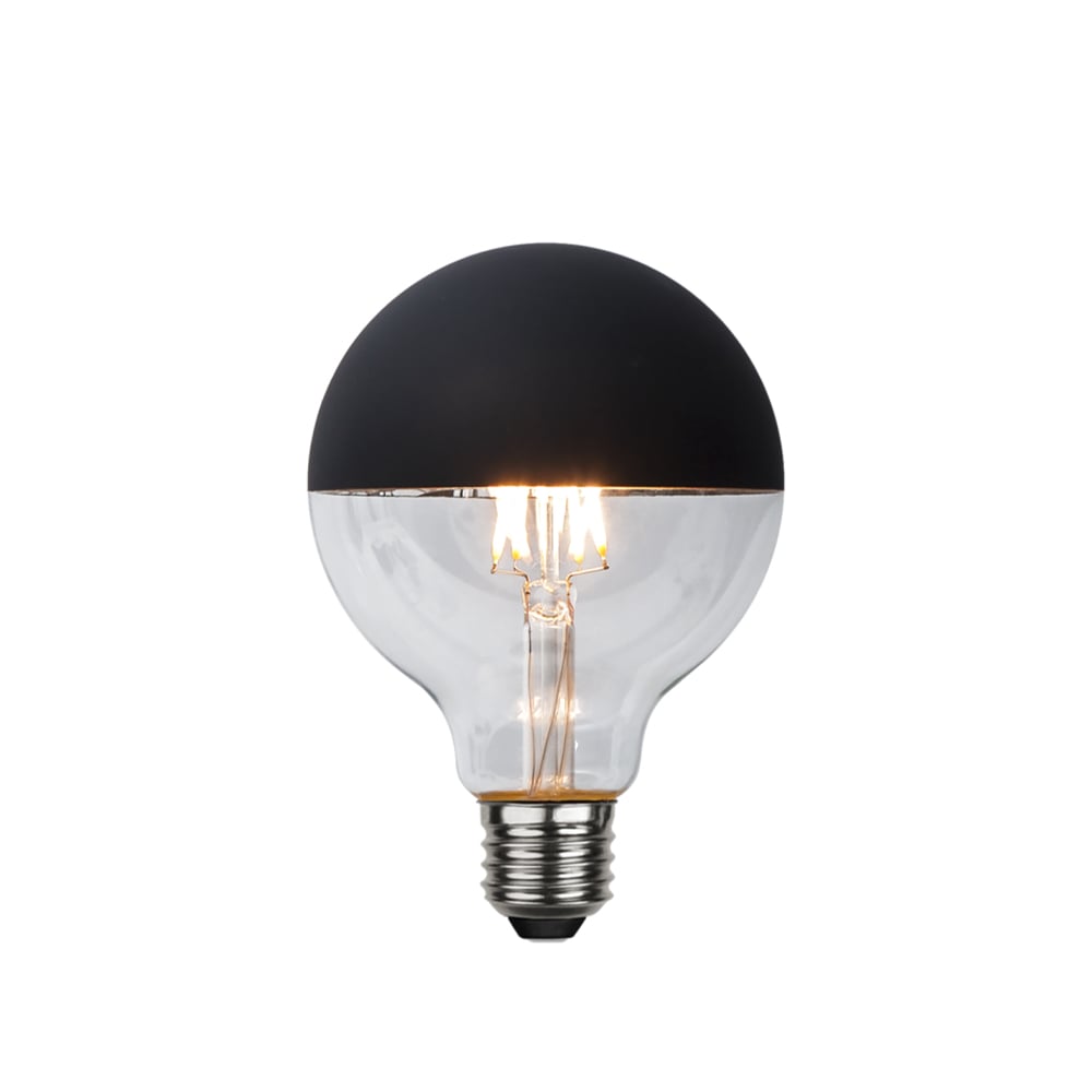 Globen Lighting Glob LED lyspære klar toppforseglet sort e27 2,8 W e27 4 W