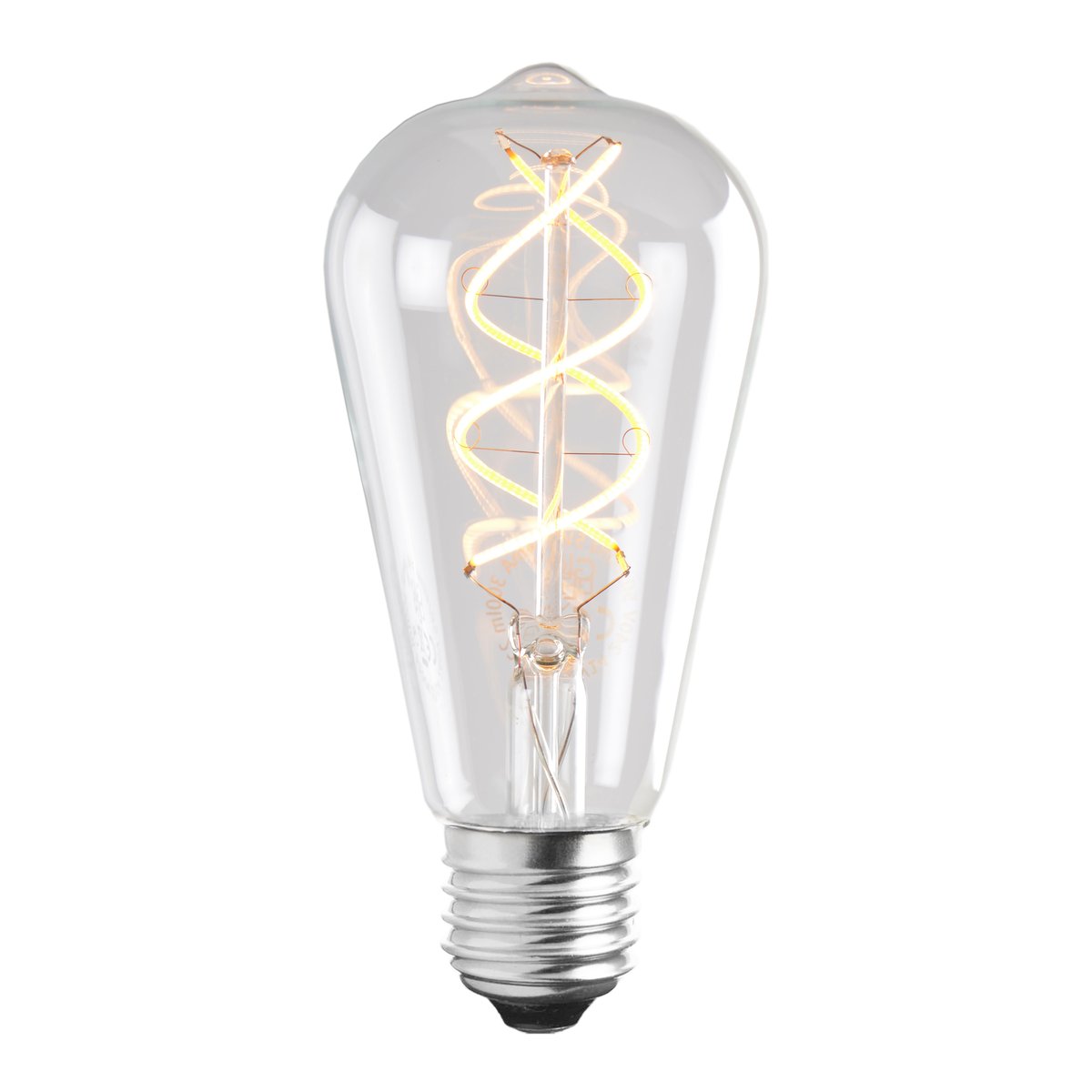 Globen Lighting Globen lyspære E27 LED soft filament 6,4 cm