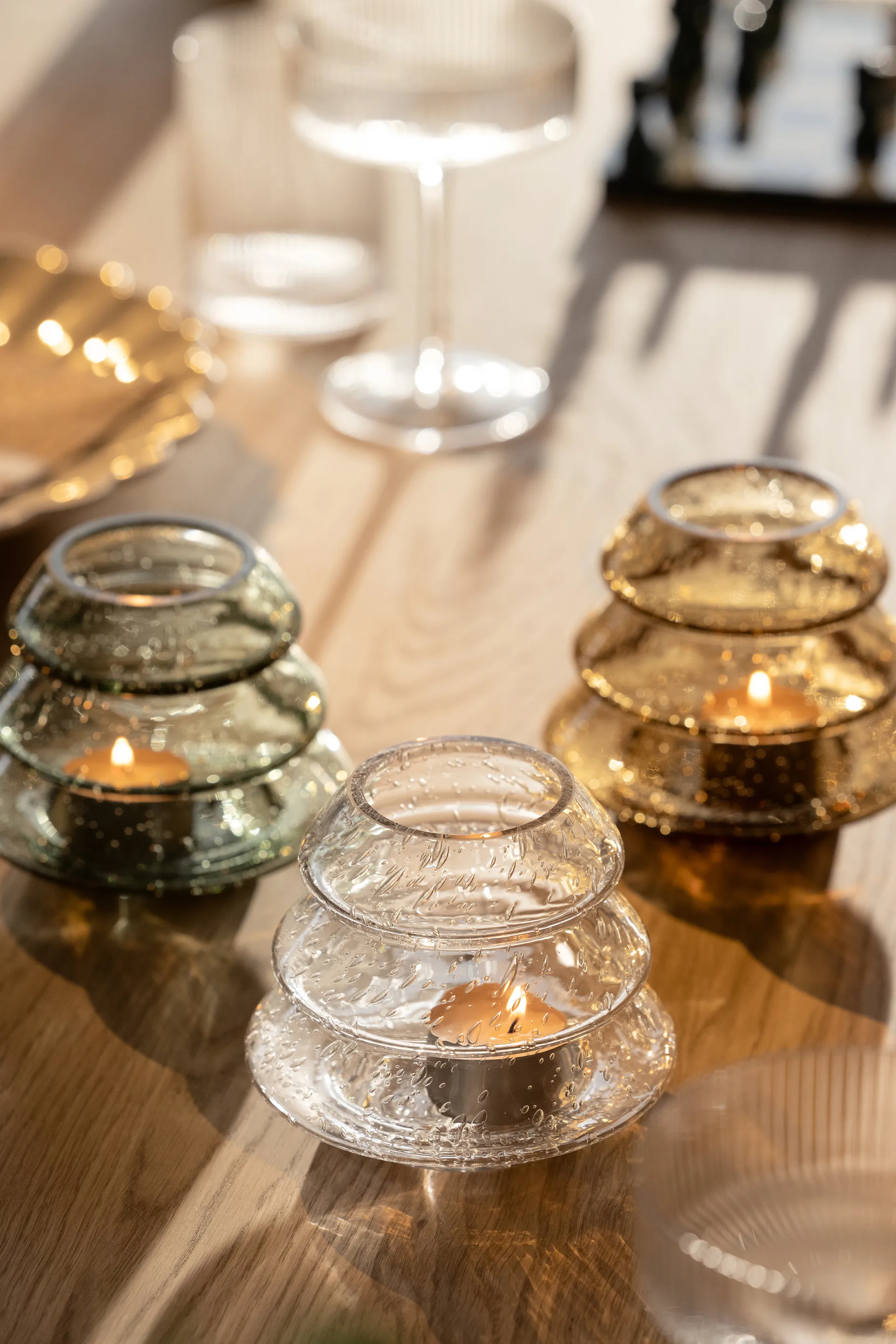 Gran 12 telysholder, Klar Globen Lighting