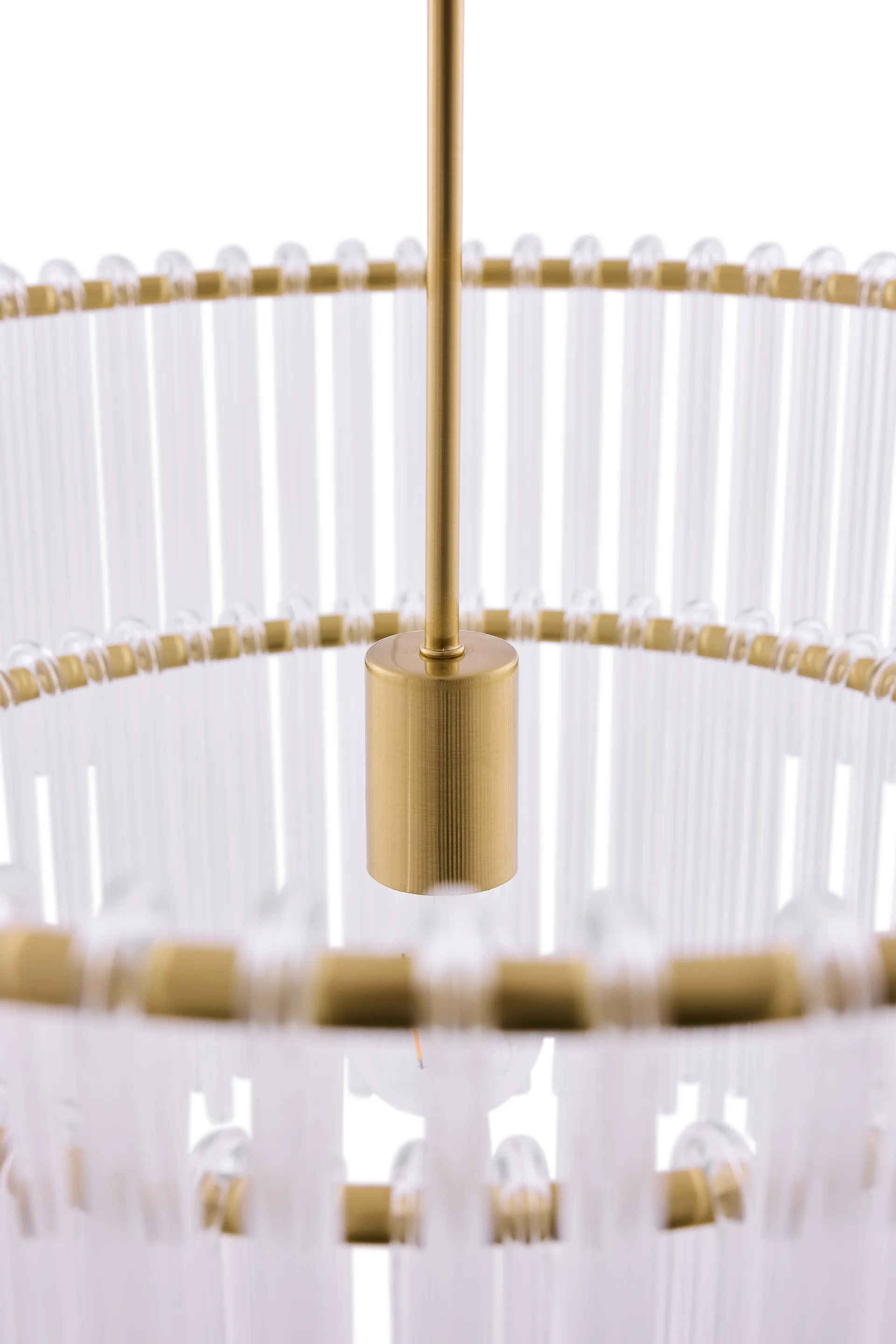 Hook 60 pendel, Klar-børstet messing Globen Lighting