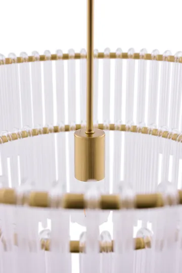 Hook 60 pendel - Klar-børstet messing - Globen Lighting