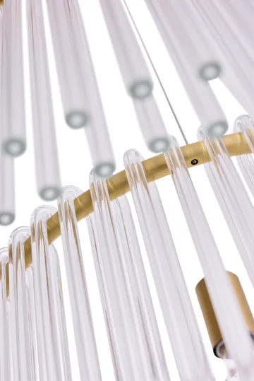 Hook 60 pendel - Klar-børstet messing - Globen Lighting