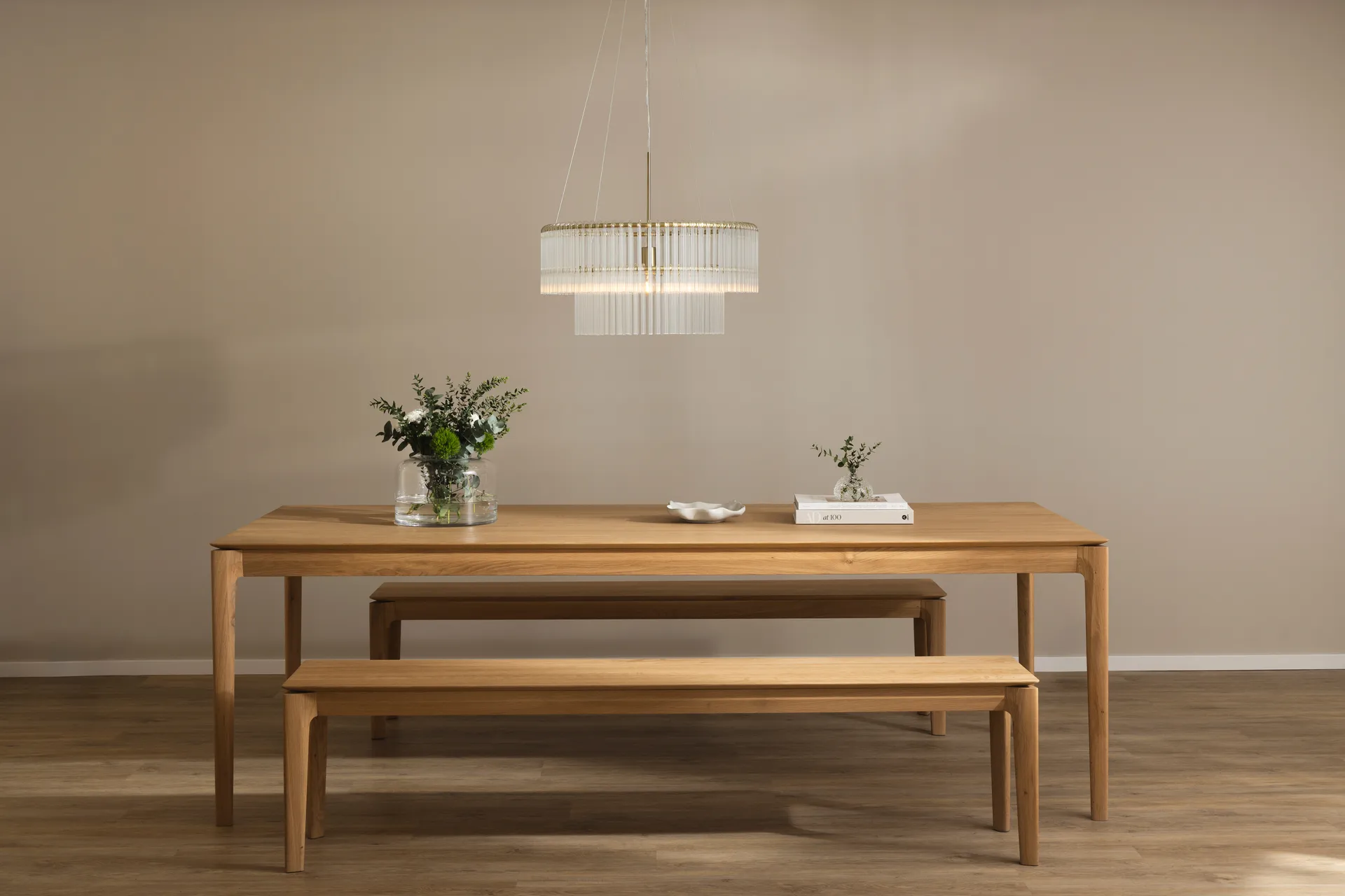 Hook 60 pendel, Klar-børstet messing Globen Lighting