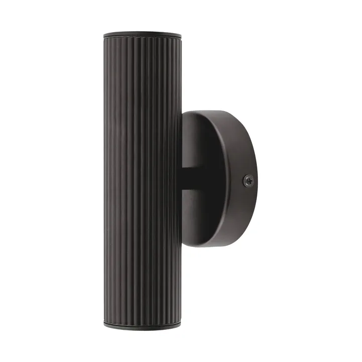 Hubble up/down vegglampe fasadebelysning - Svart - Globen Lighting