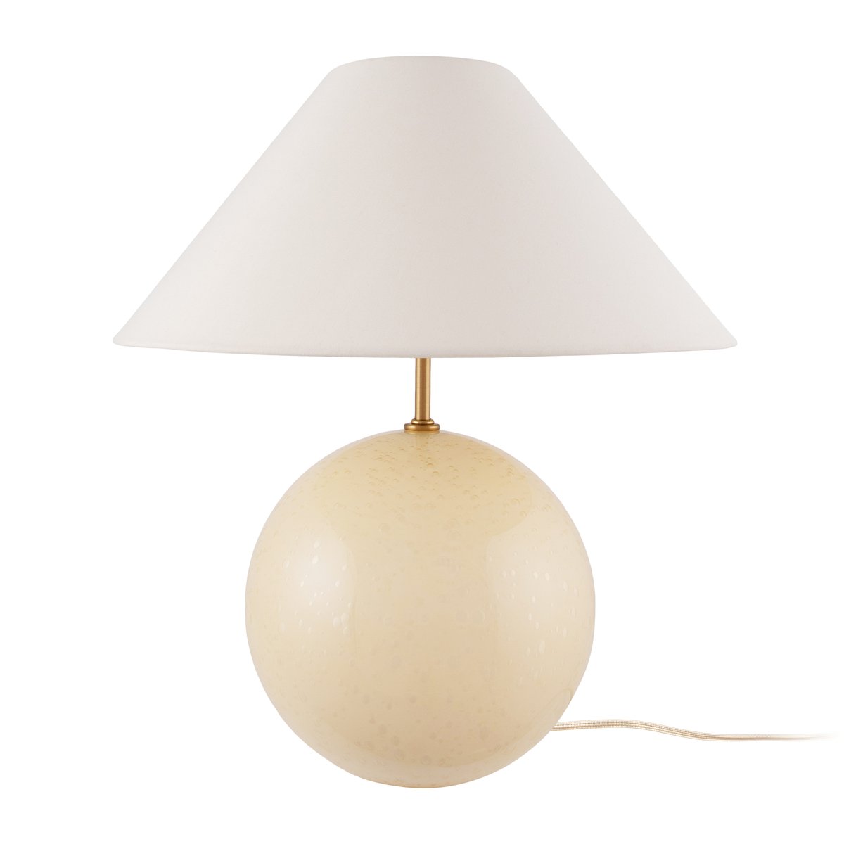 Iris 35 bordlampe 39 cm Creme