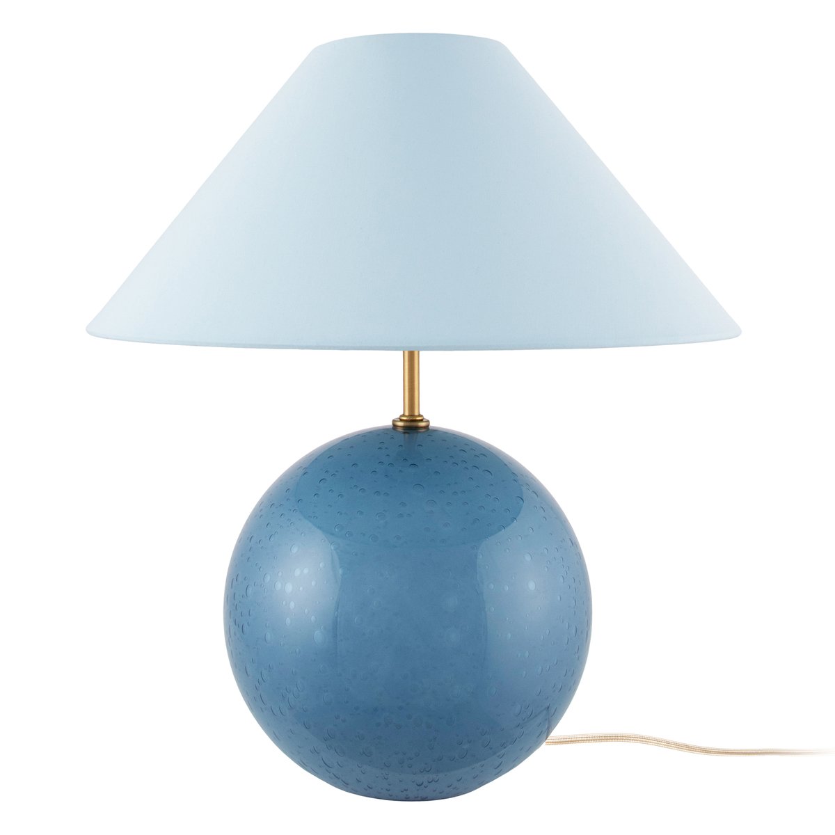 Iris 35 bordlampe 39 cm Dueblå