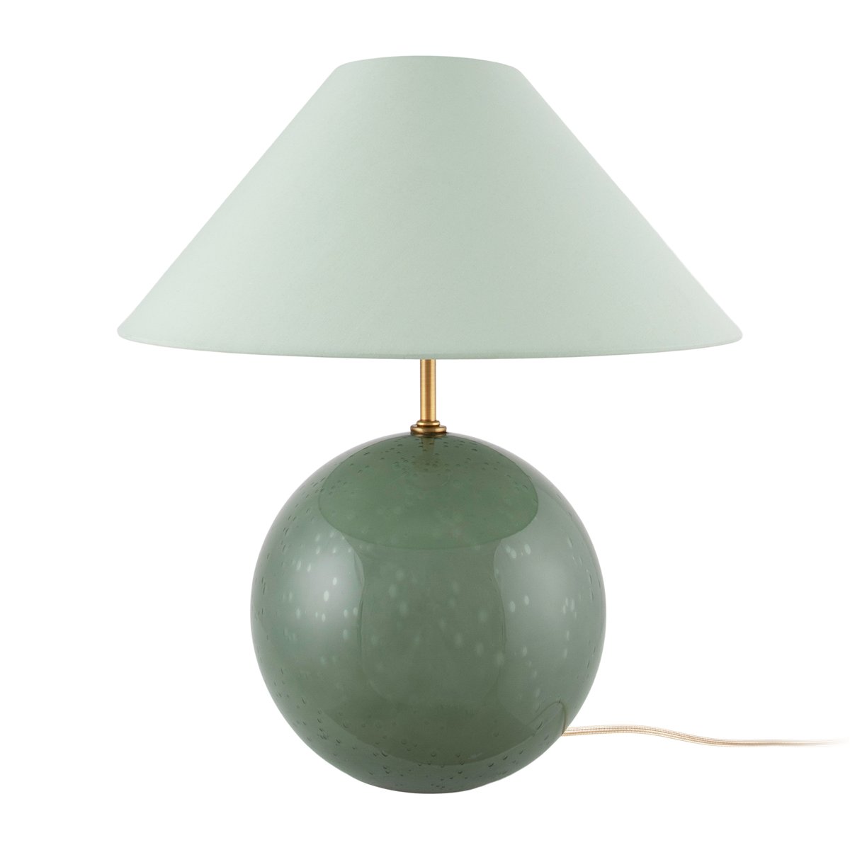 Iris 35 bordlampe 39 cm Grønn