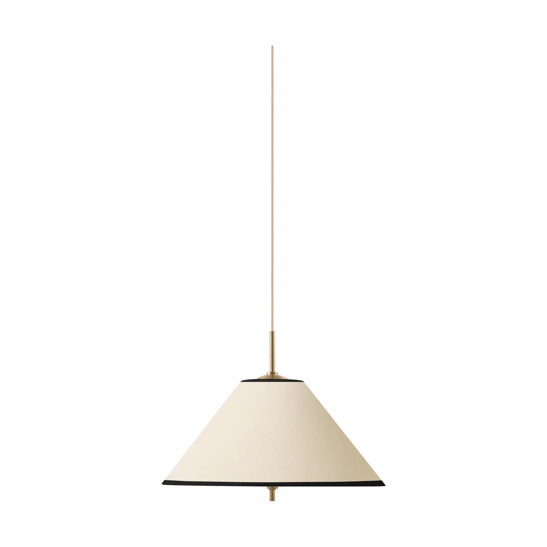 Iris pendel 25, Creme-noir (hvit-gullfarget) Globen Lighting