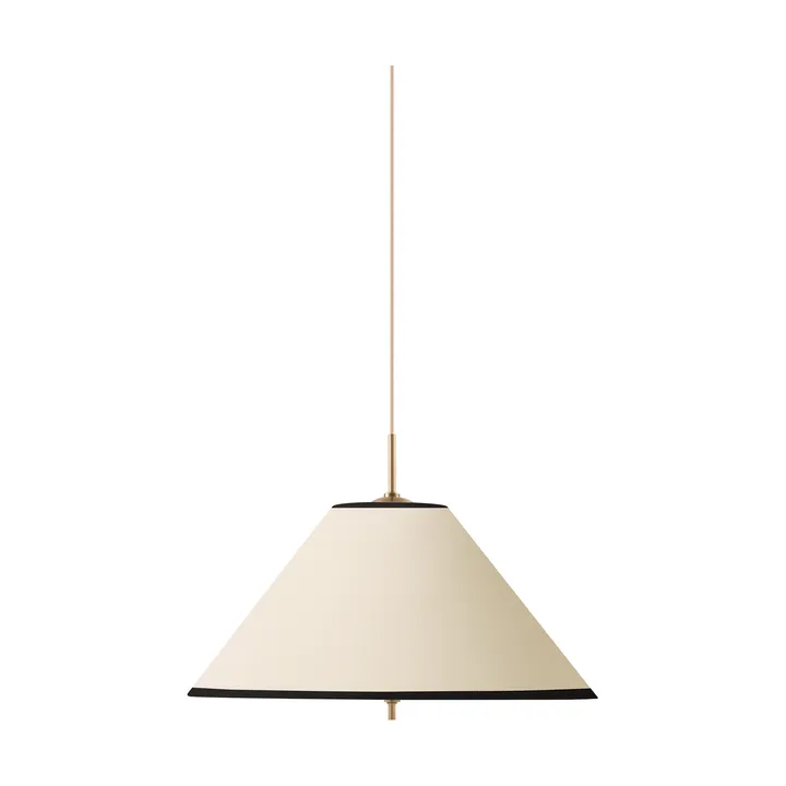Iris pendel 50 - Creme-noir (hvit-gullfarget) - Globen Lighting