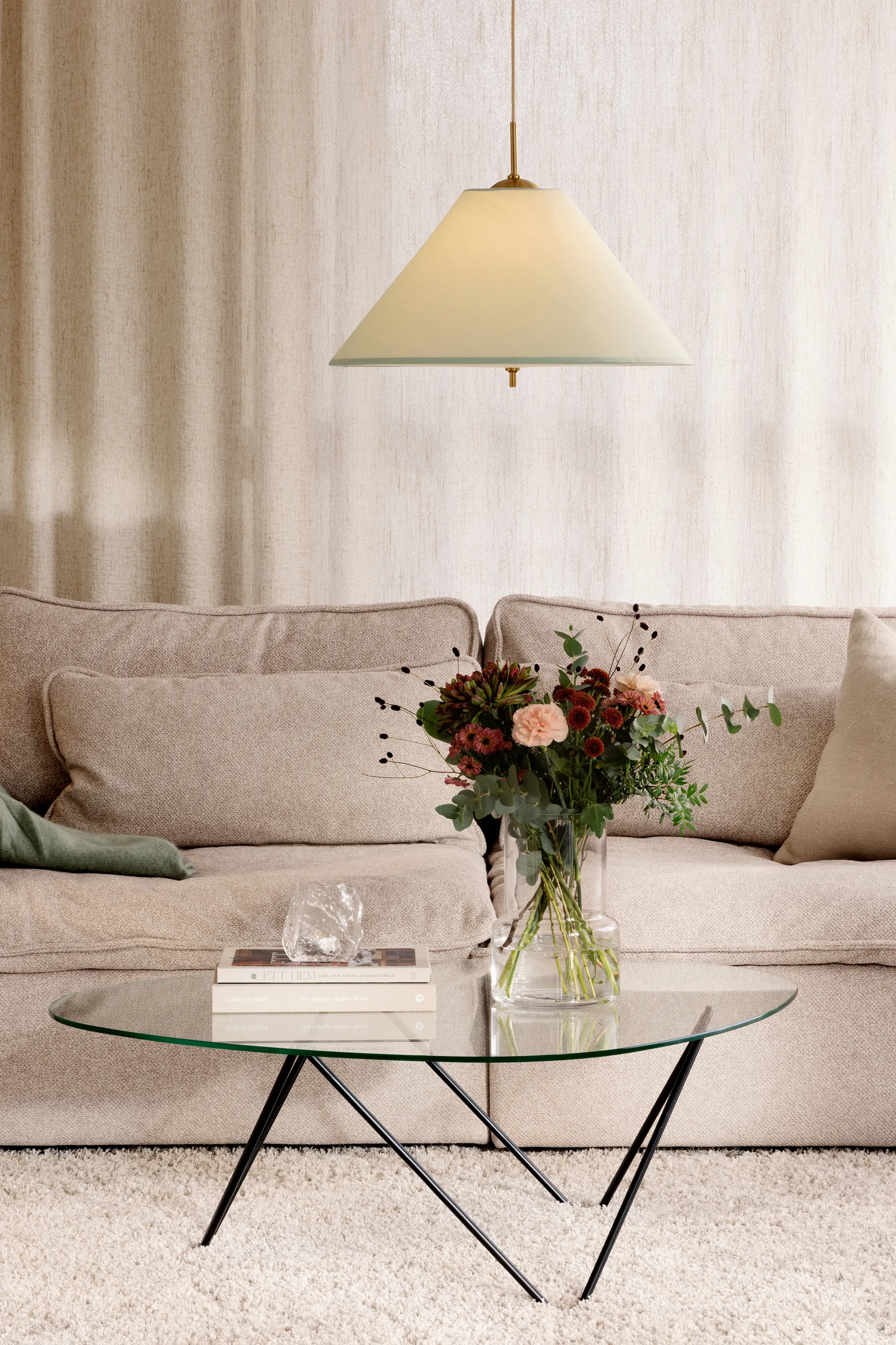 Iris pendel 50, Grønn Globen Lighting