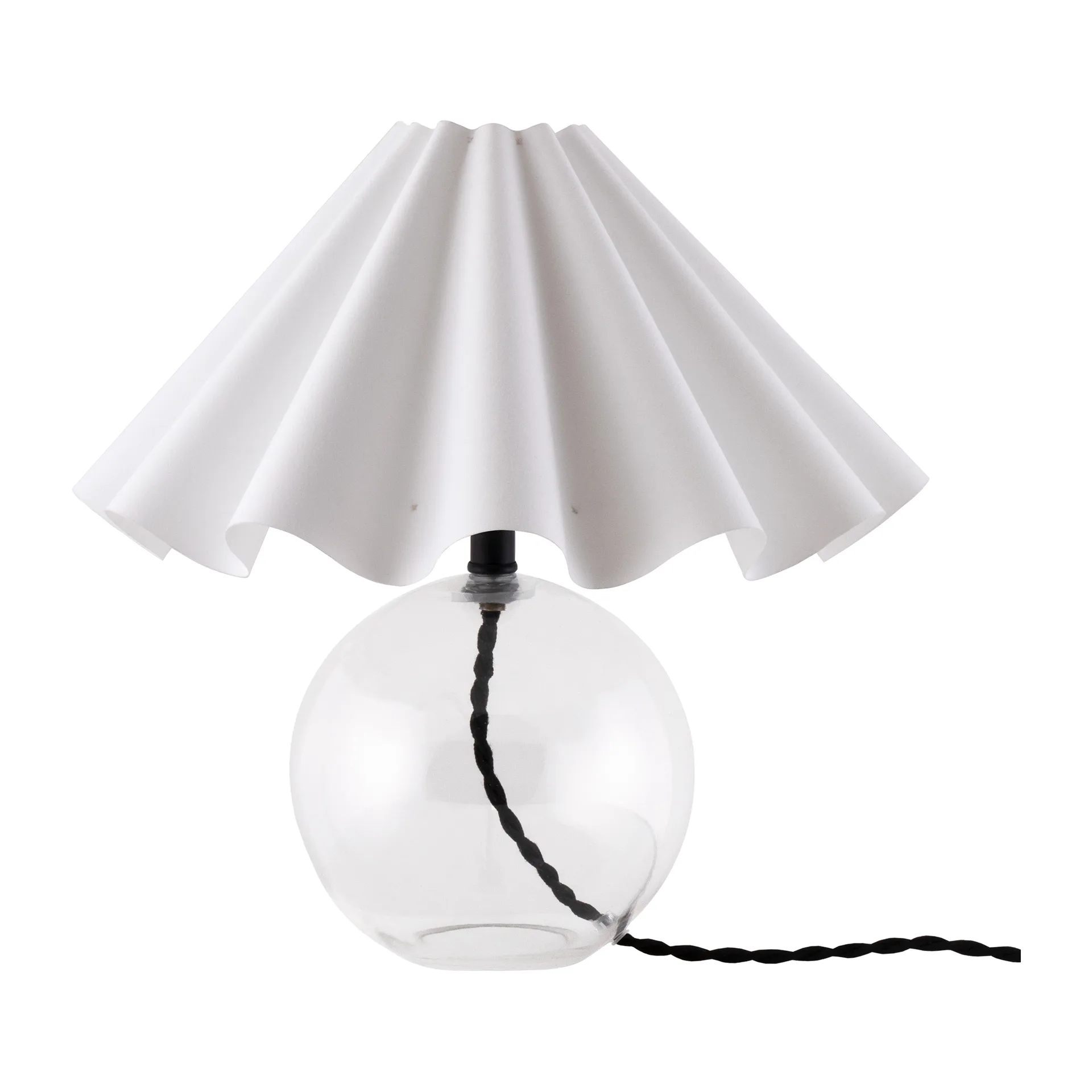 Judith bordlampe Ø 30 cm, Klar-hvit Globen Lighting