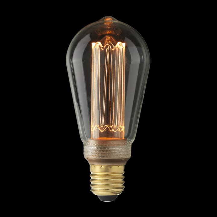 Laser filament LED E27 dimbar, 6,4 cm, E27 Globen Lighting