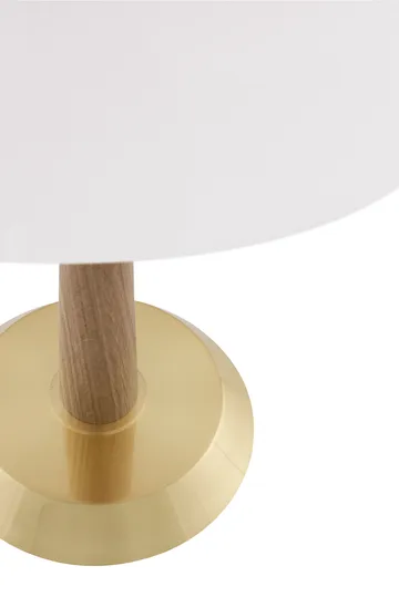 Ligna bordlampe - Eik-råmessing, Ø29x39,2 cm - Globen Lighting