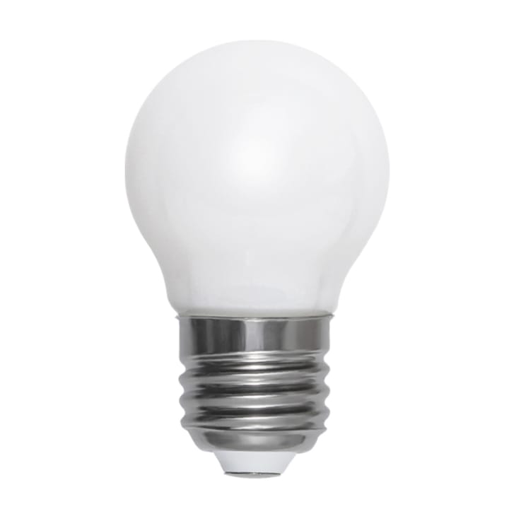 Lyskilde E27 LED filament glob opal 45 mm, 5W Globen Lighting