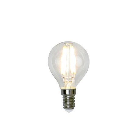 Globen Lighting Lyspære LED filament Klot 3,2W dimbar E14 Klar