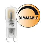 Lyspære LED G9 - Klar - Globen Lighting