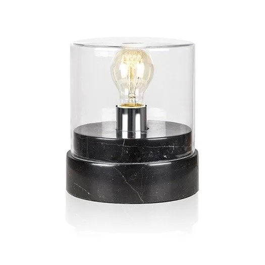 Marmi Wide bordlampe, Svart Globen Lighting