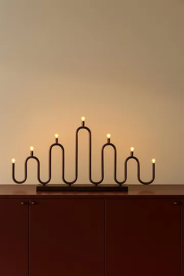 Noel 7 adventslysestake - Bronse - Globen Lighting