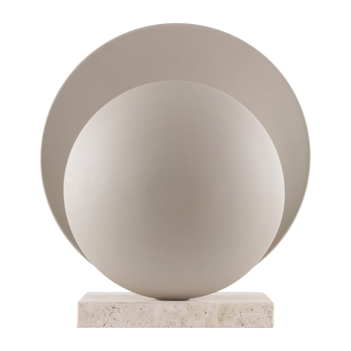 Orbit bordlampe, Beige-travertin Globen Lighting