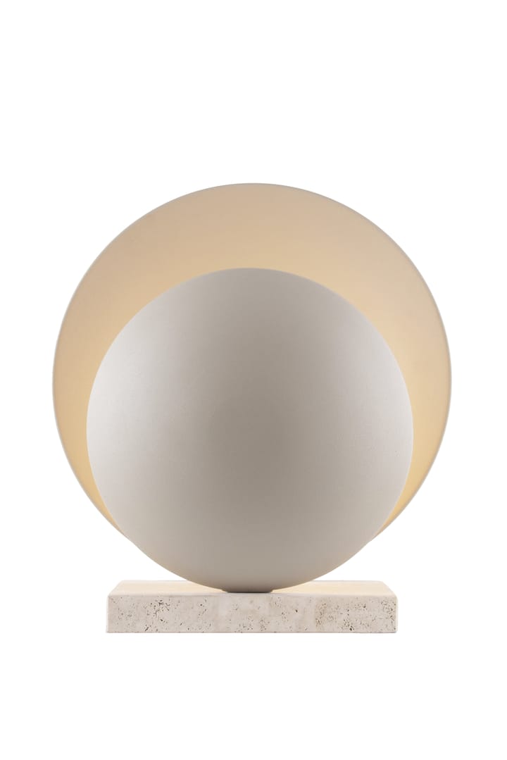 Orbit bordlampe, Beige-travertin Globen Lighting