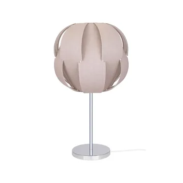 Pavot 25 bordlampe - Beige, kromstativ - Globen Lighting