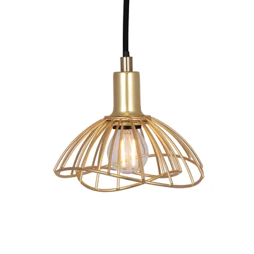 Ray pendel mini Ø 16 cm - Børstet messing - Globen Lighting