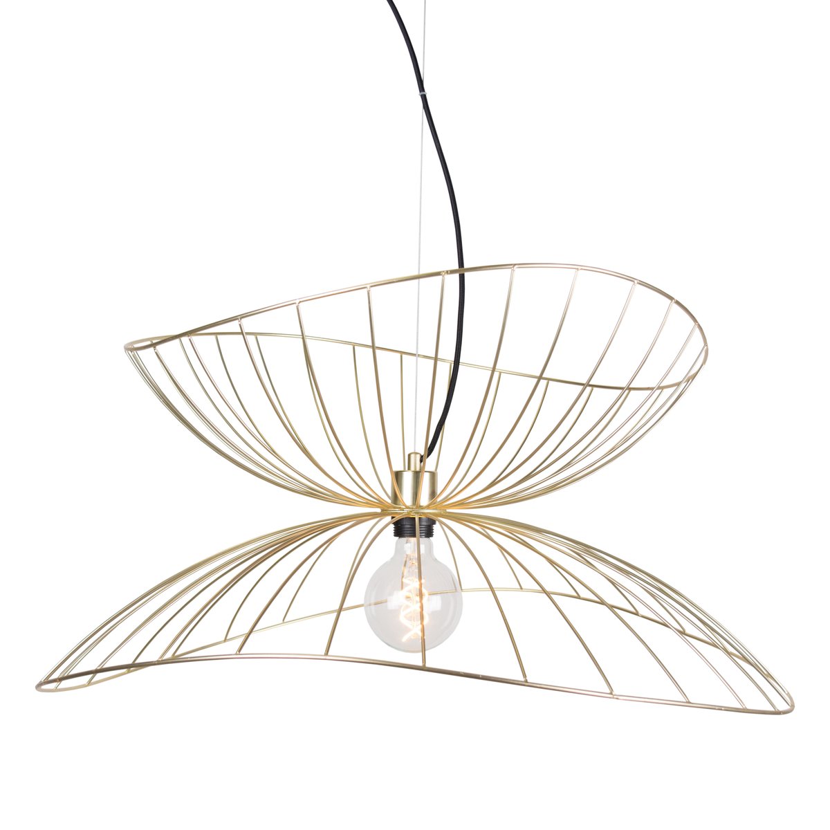 Globen Lighting Ray taklampe Ø70 cm messing