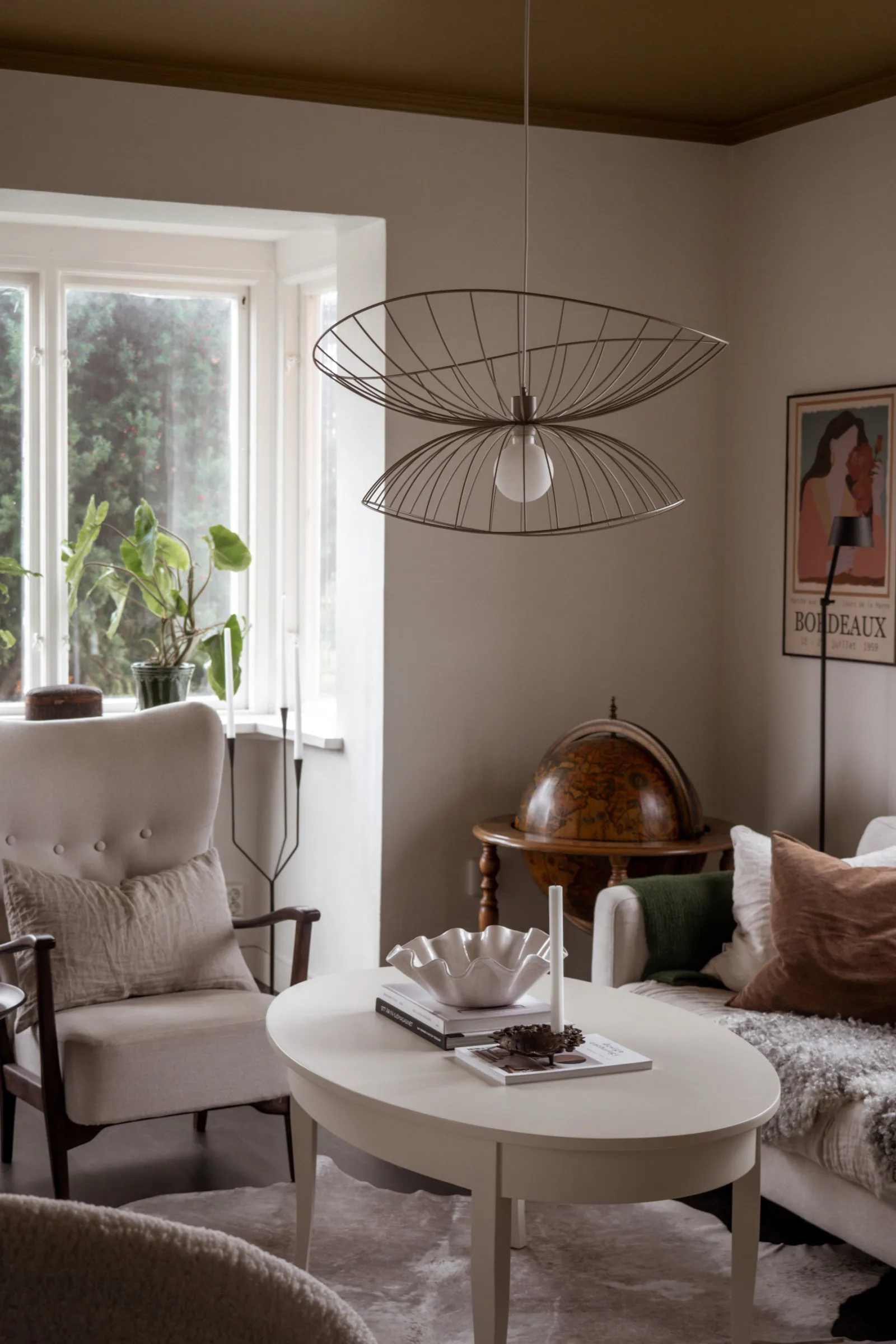 Ray taklampe Ø70 cm, Mud Globen Lighting