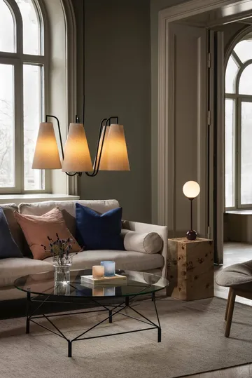 Ripley bordlampe - Burgundy (rød), 52 cm - Globen Lighting