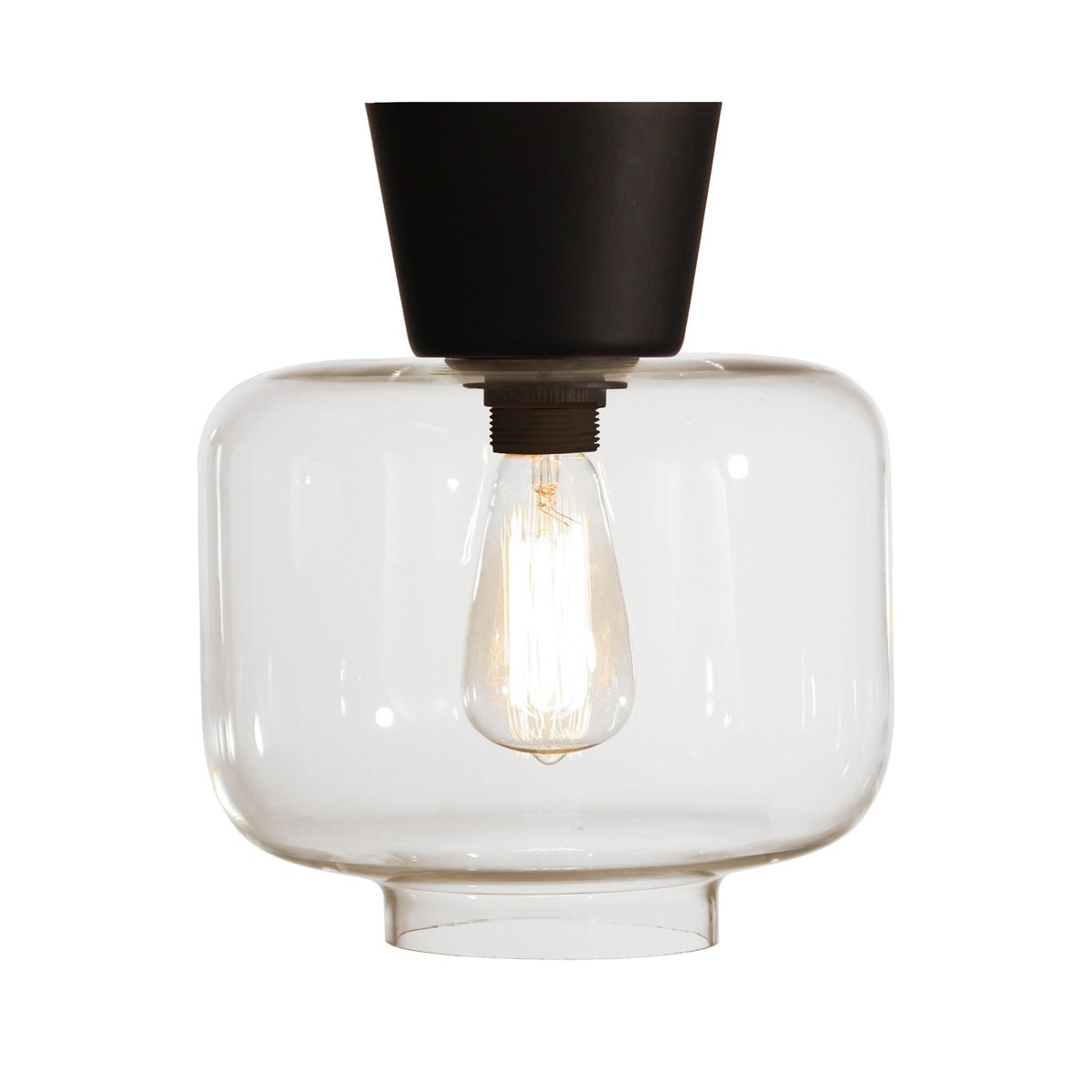 Globen Lighting - Ritz Taklampe Transperant/Svart
