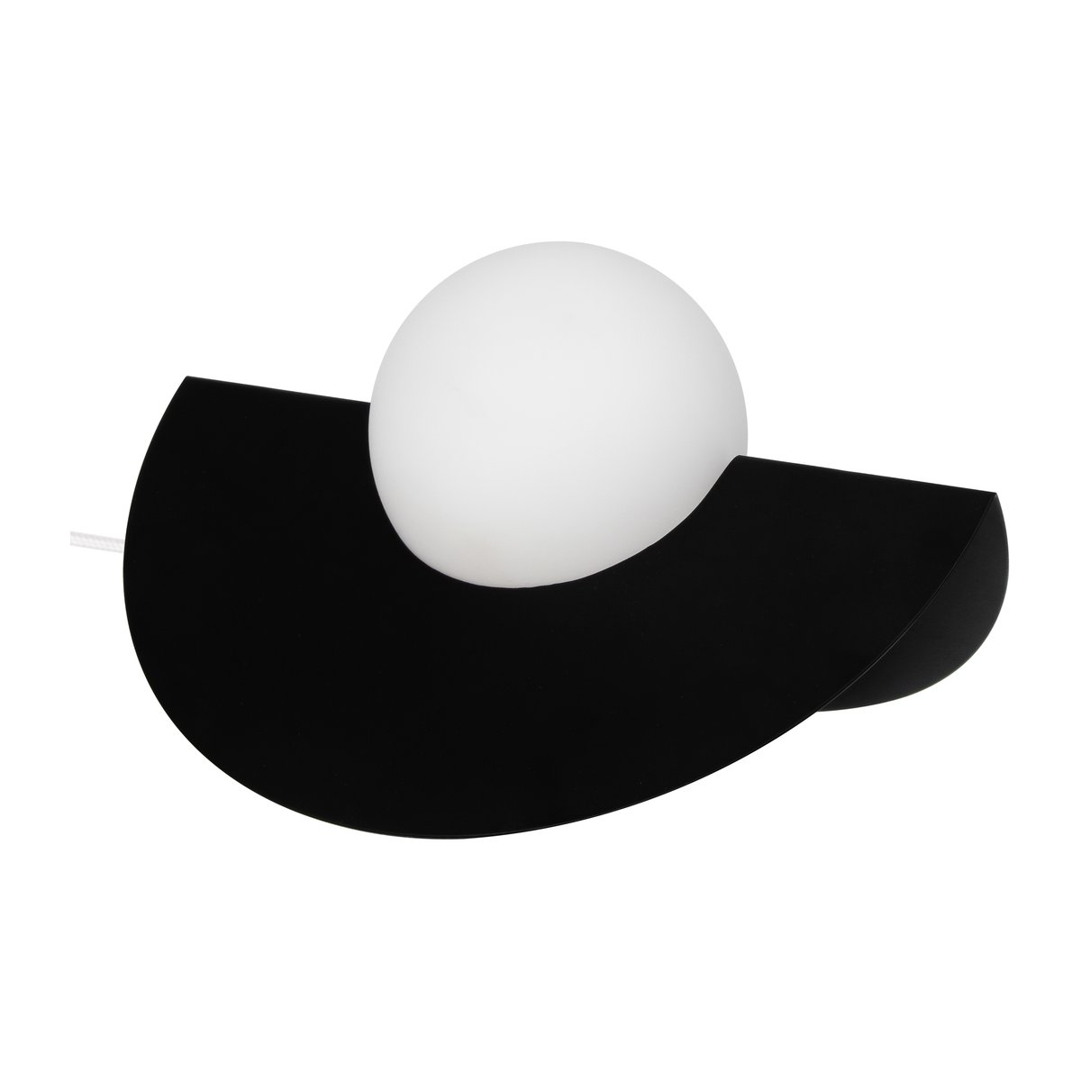 Bordlampe Roccia, svart